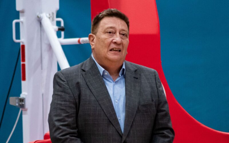 Fabián Borro, presidente de FIBA Americas, durante el Campeonato Sudamericano femenino