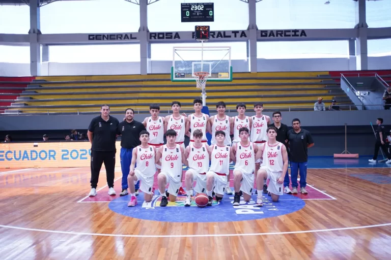 La Selección U15 de Chile en el Sudamericano 2024.