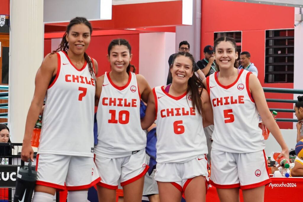 Selección femenina de Basquetbol 3x3 de Chile en los Juegos Bolivarianos Ayacucho 2024.