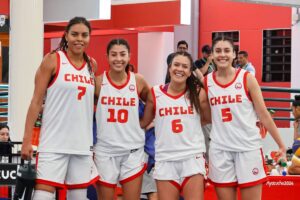 Selección femenina de Basquetbol 3x3 de Chile en los Juegos Bolivarianos Ayacucho 2024.